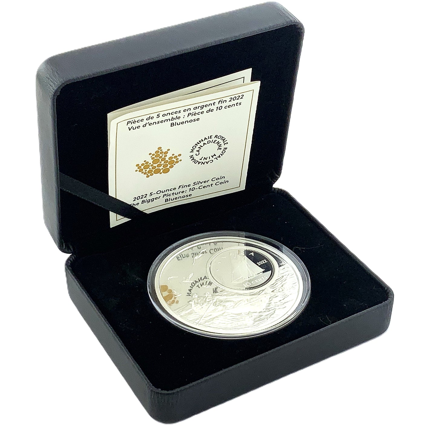5 ozt Bluenose Bigger Picture 9999 Silver 10¢
