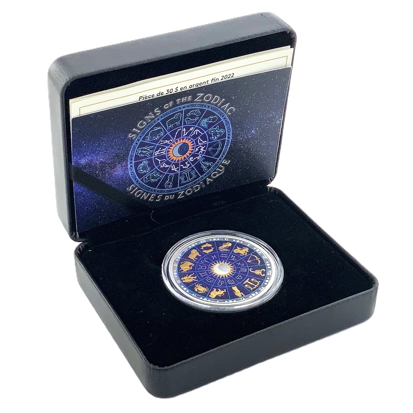 2 ozt Signs of the Zodiac Glow-in-the-Dark 9999 Silver