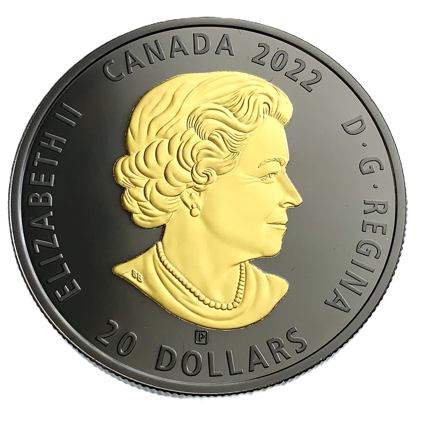 1 ozt Yin Yang Black Gold Sea Otter 9999 Silver $20
