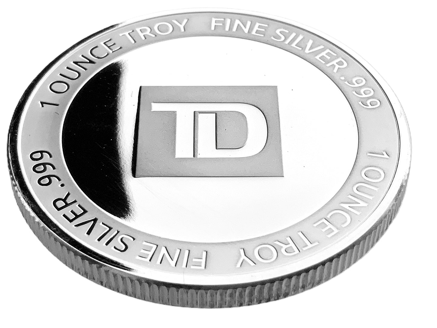 1 ozt TD Toronto Dominion Bank 999 Silver