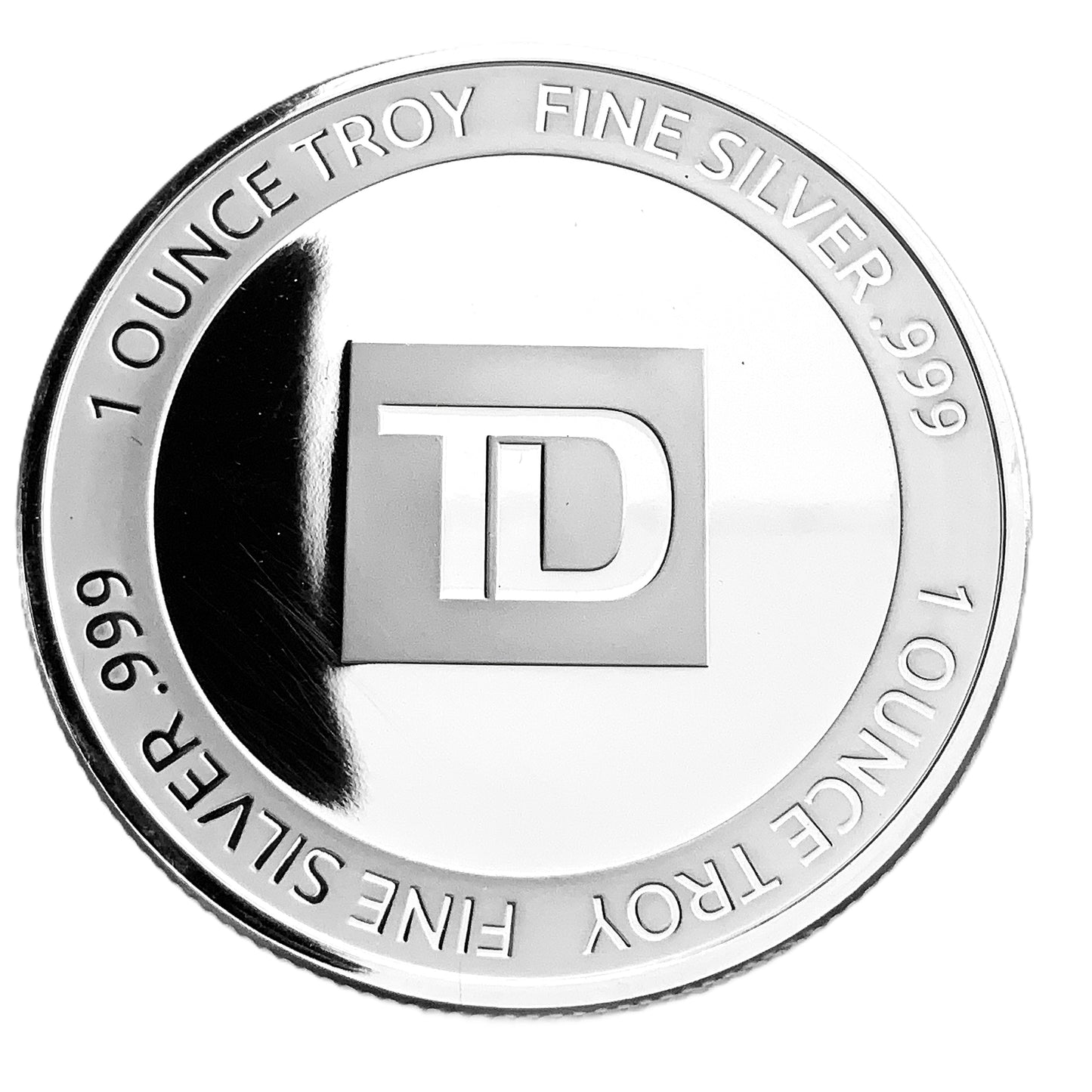 1 ozt TD Toronto Dominion Bank 999 Silver