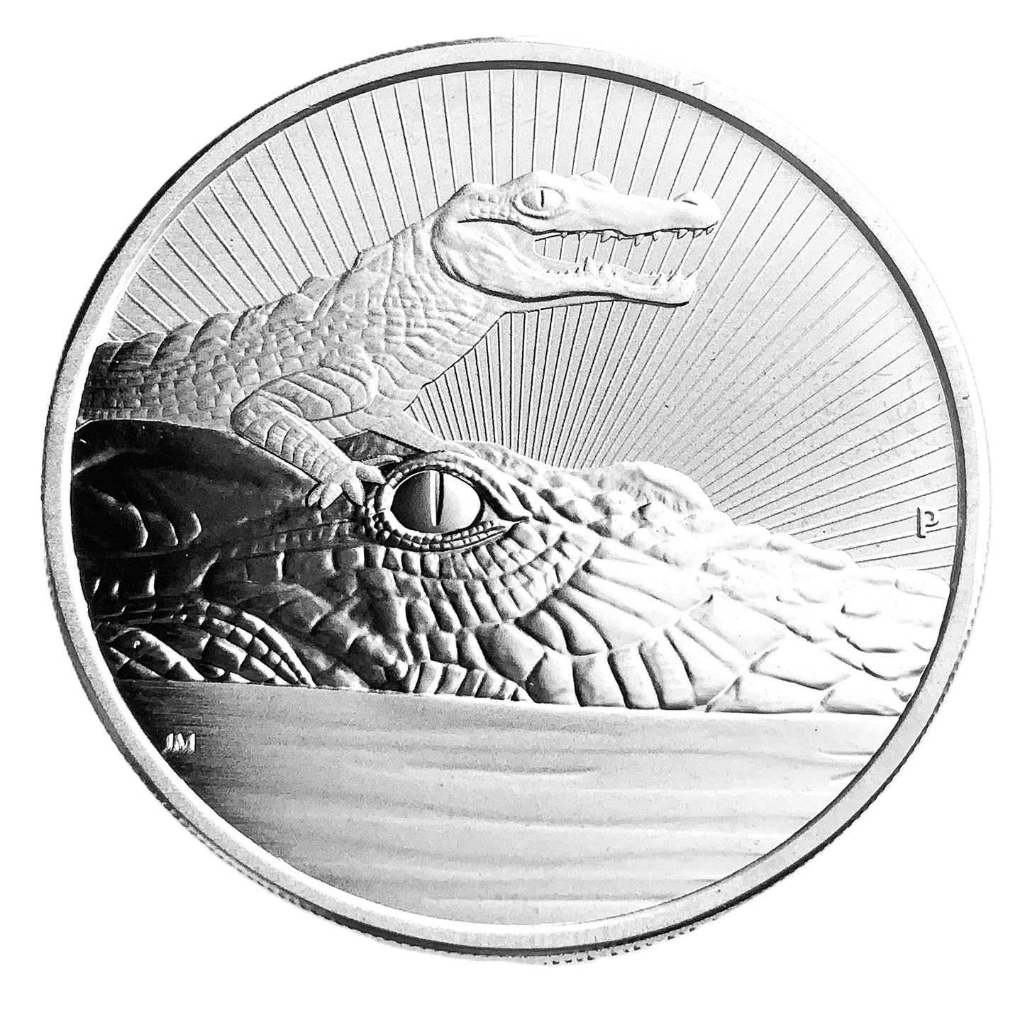 2 ozt 2019 Australian Crocodile 9999 Silver $2 Coin