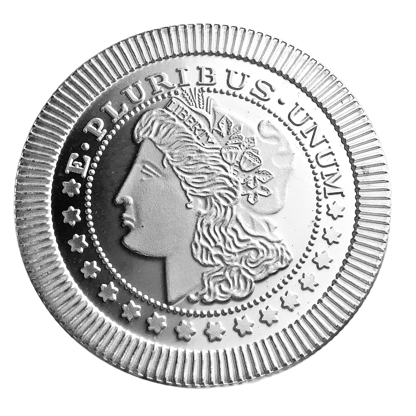 1 ozt SiverTowne Morgan Style Liberty Eagle 999 Fine Silver