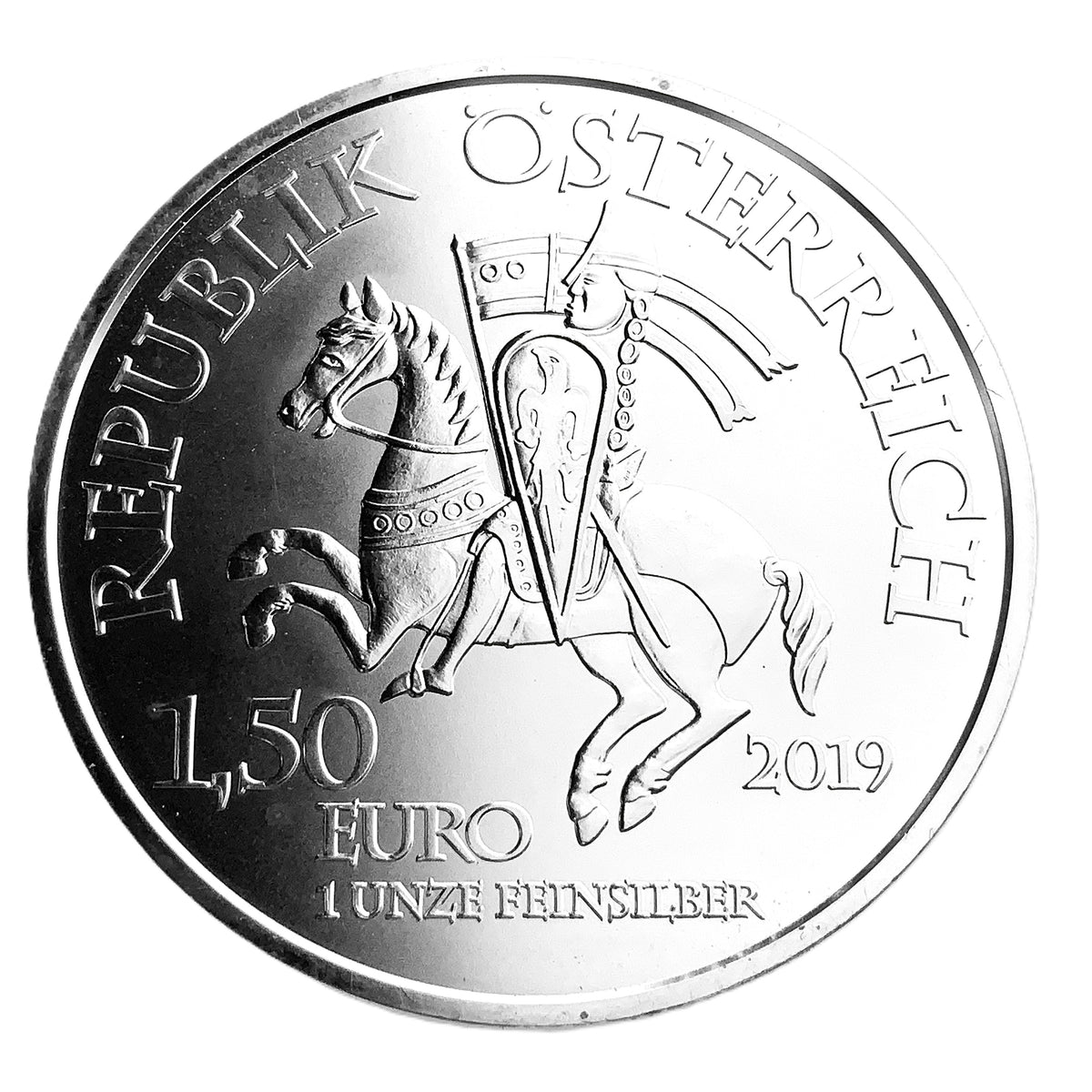 1 ozt Austrian Duke Leopold V 999 Silver Coin