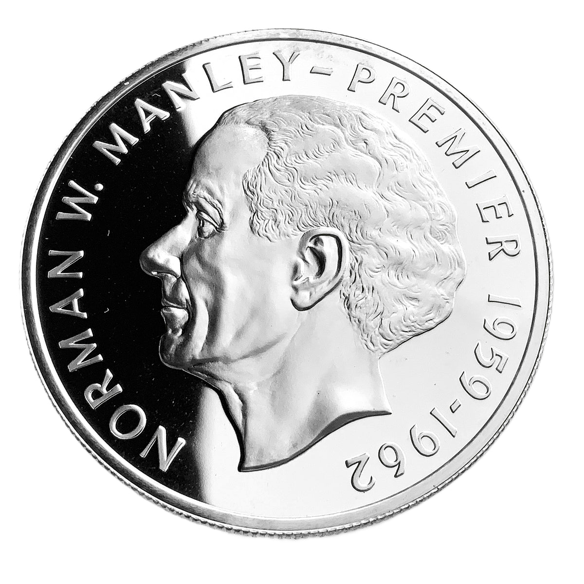 .609 ozt Jamaica Norman Manley $5 Silver Coin