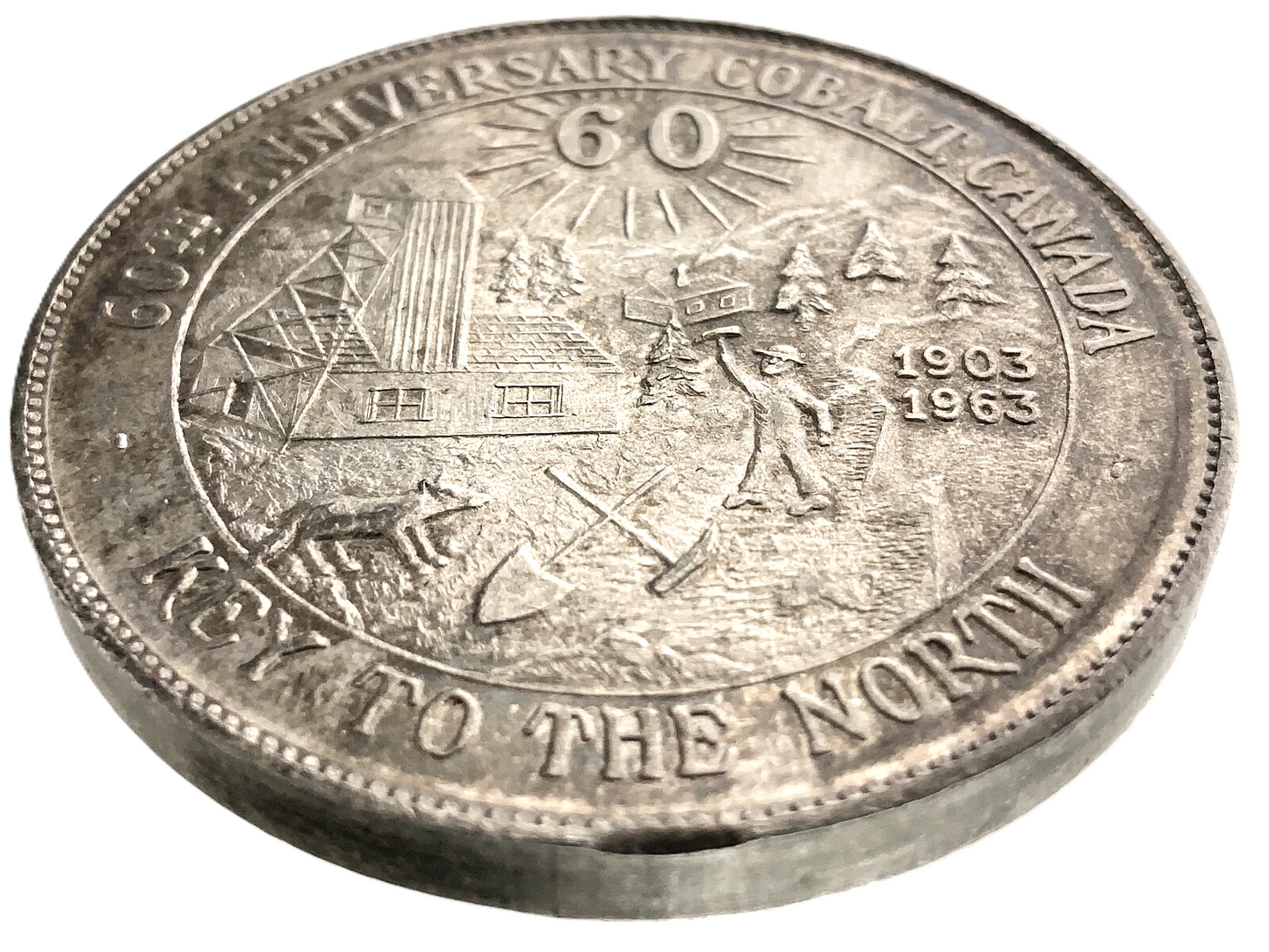 1.4429 ozt Cobalt 60th Anniv. 999 Silver