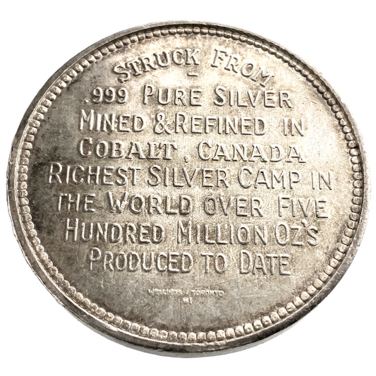 1.4429 ozt Cobalt 60th Anniv. 999 Silver