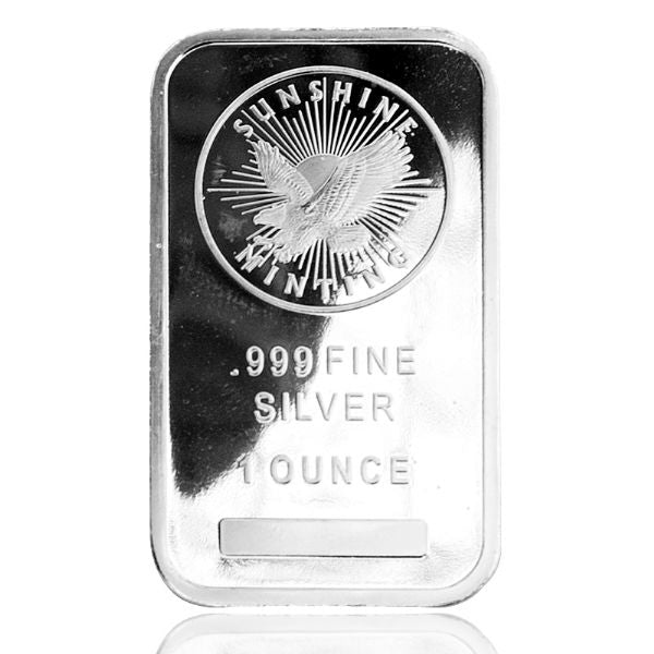 1 ozt Sunshine Mint 999 Silver Bar