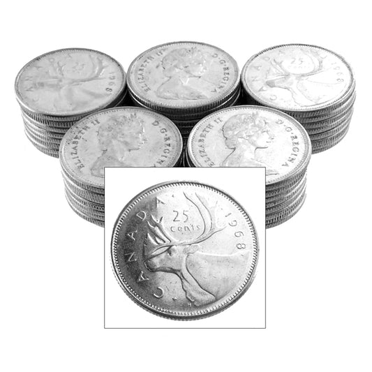 3 ozt SHTF Junk Silver Quarters Coin 25¢