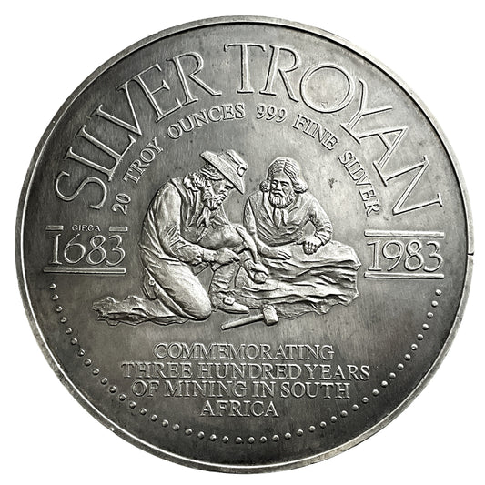 20 ozt Johannesburg South Africa 999 Silver